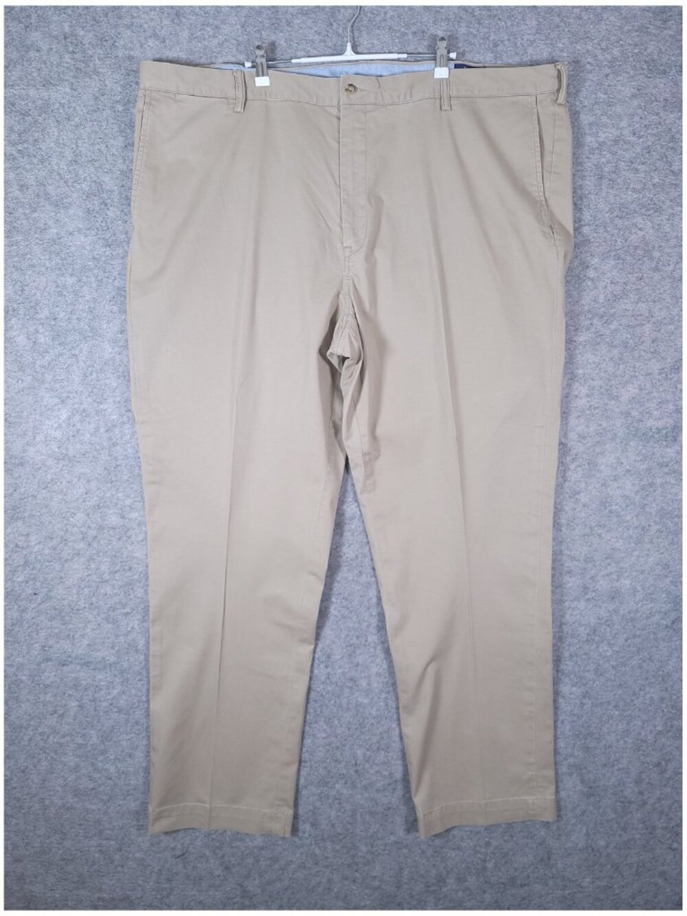 Polo Ralph Lauren Bedford Classic Fit Chino Pant Big Tall Mens 48x34 Khaki